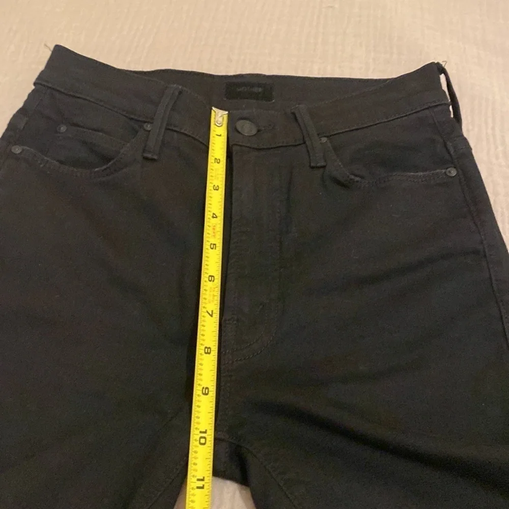 Mother stunner zip ankle step gray not guilty black jeans . Size 25. - Picture 9 of 15